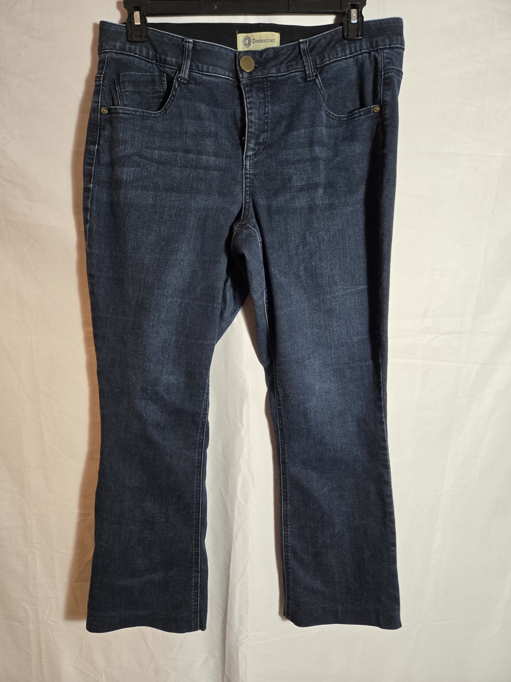 Democracy Women’s Dark Blue Stretch Straight Leg